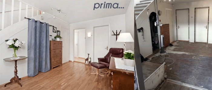 Ristrutturazione ingresso: prima